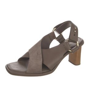 ULLA JOHNSON Leather Slingback Sandals